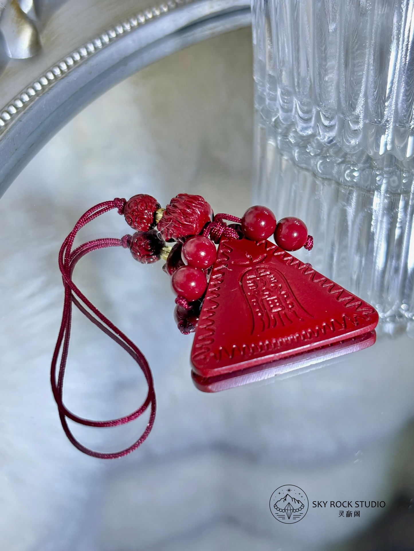 Cinnabar Charm · 朱砂挂件
