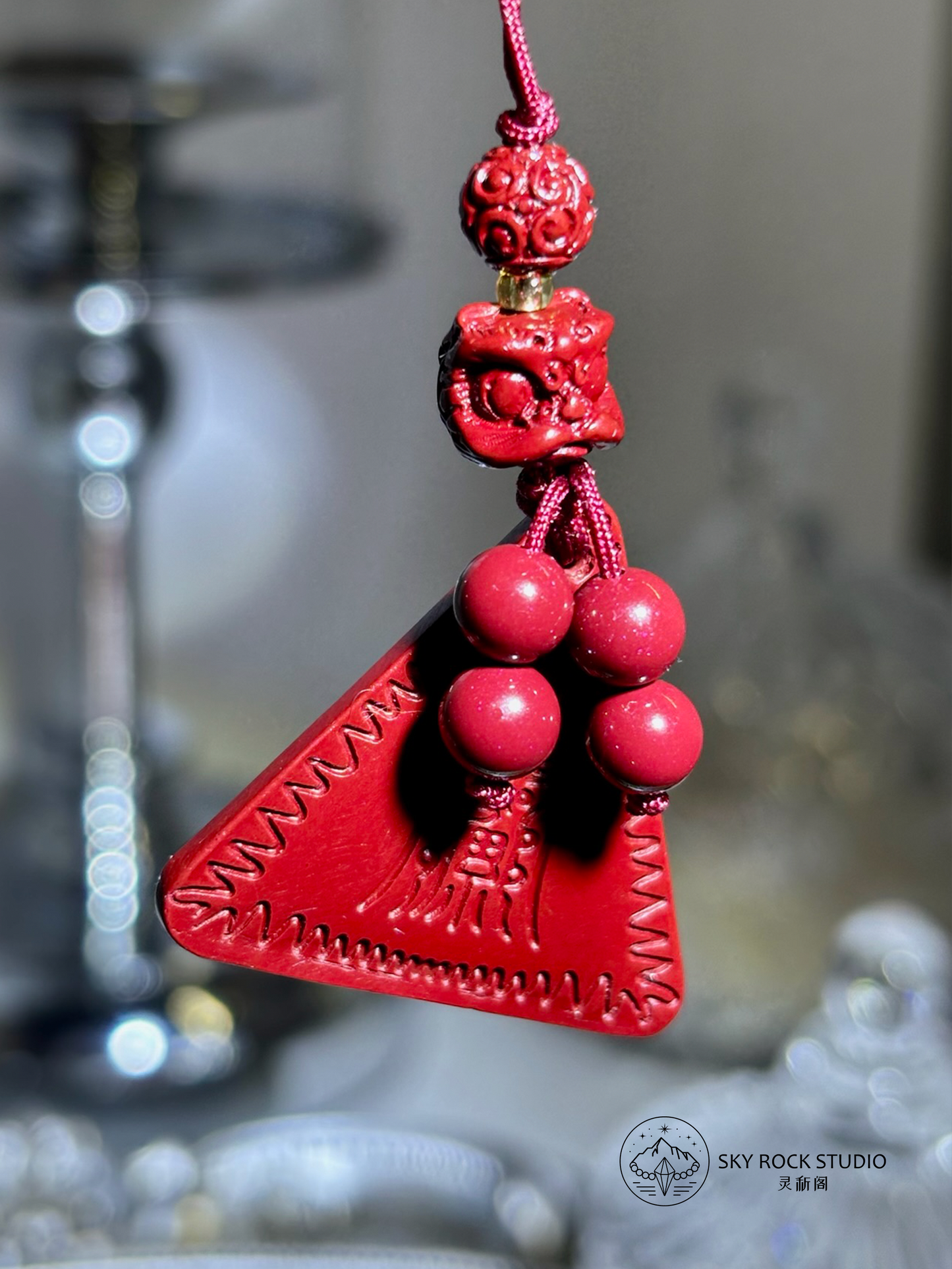 Cinnabar Charm · 朱砂挂件