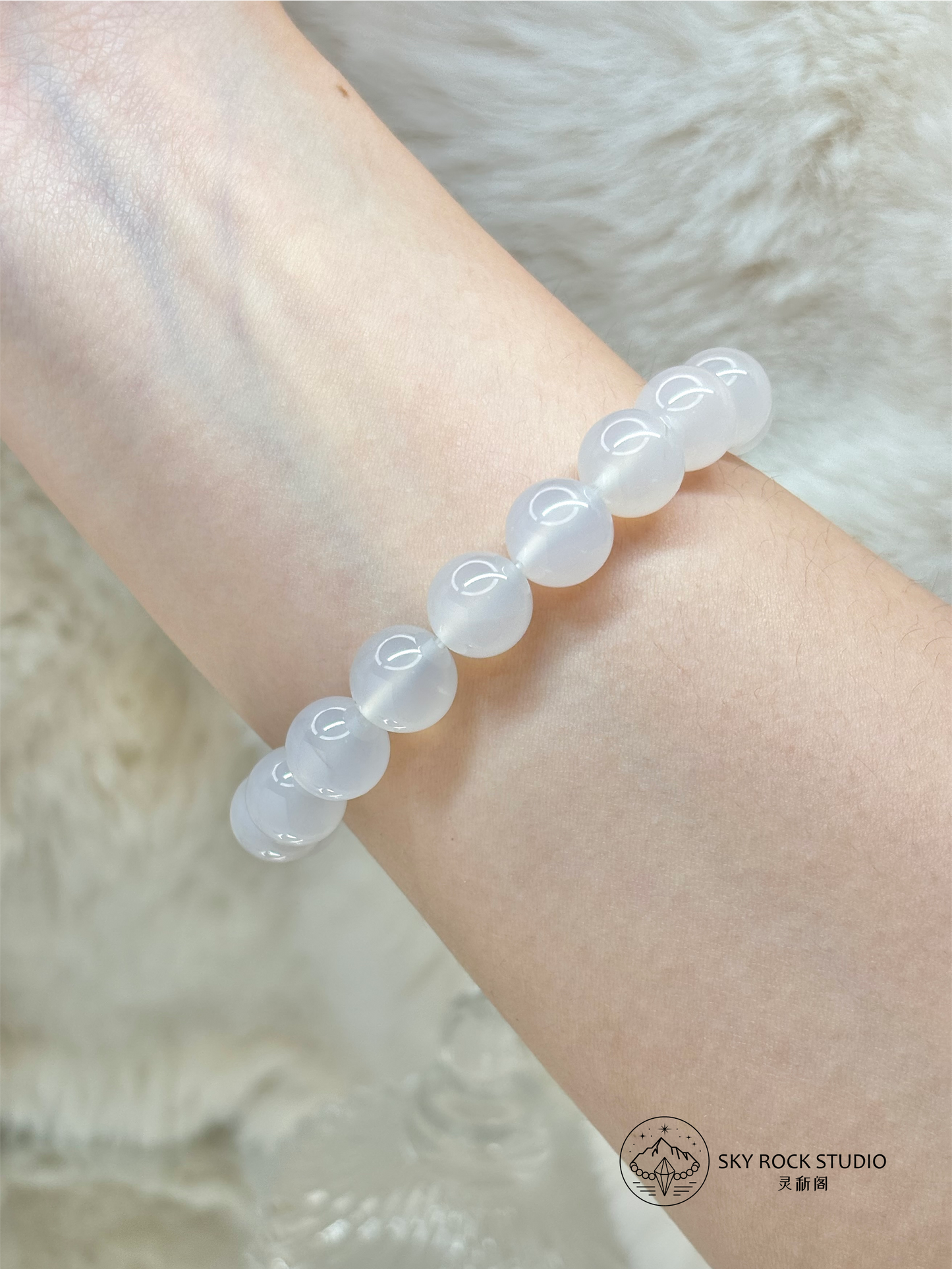 【Calmness】White Agate · 白玛瑙