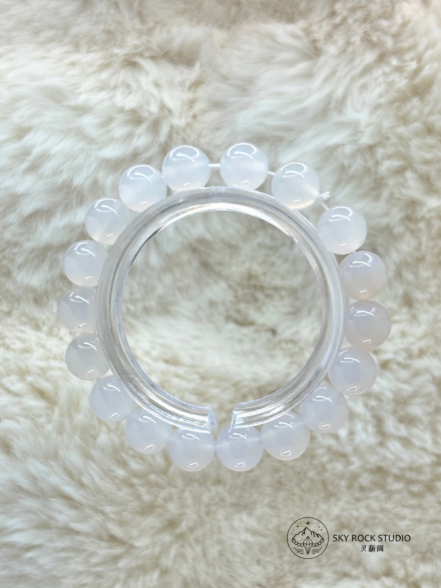 【Calmness】White Agate · 白玛瑙