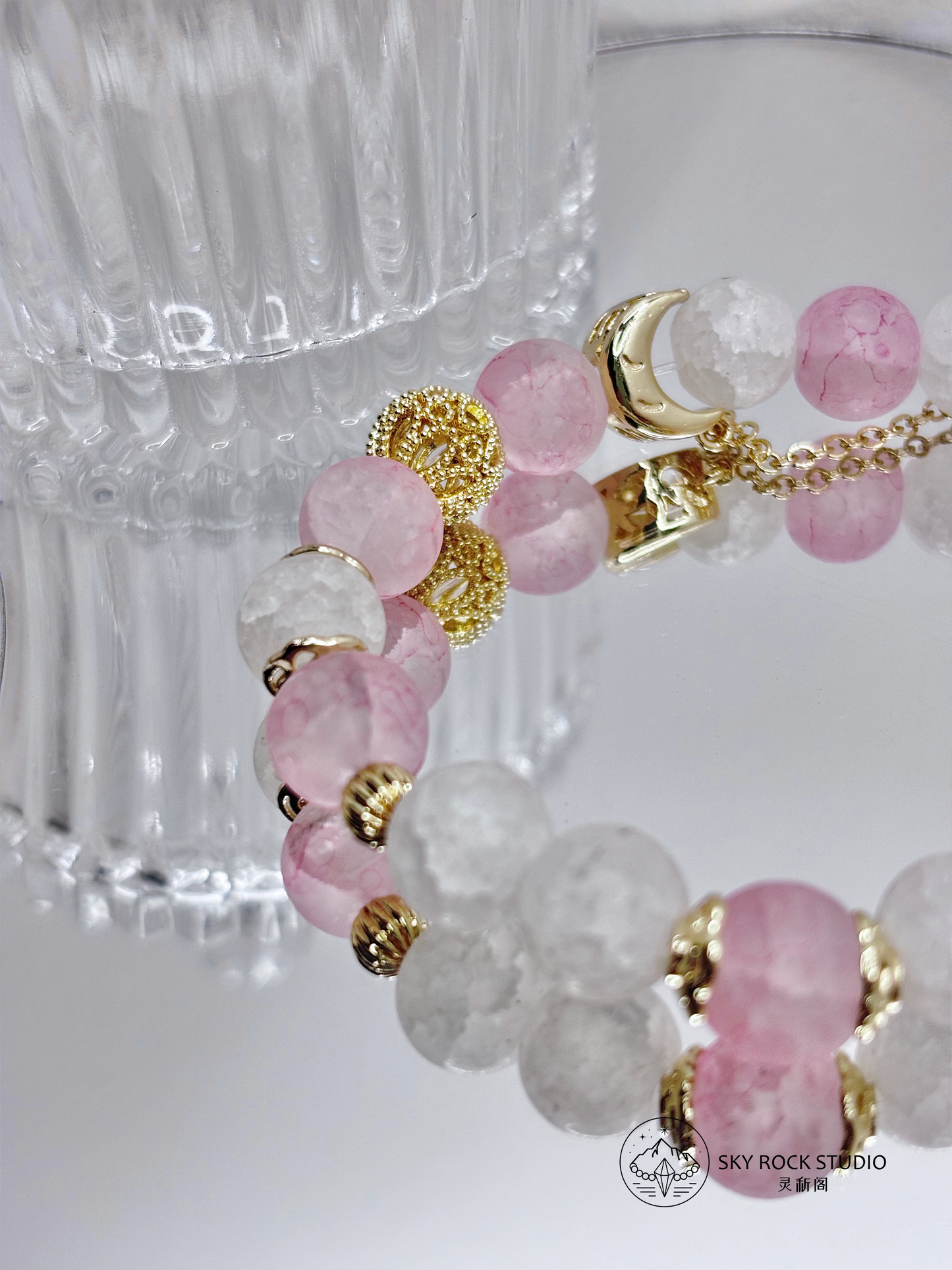 【Glass】Pink Eucalyptus · 粉云露