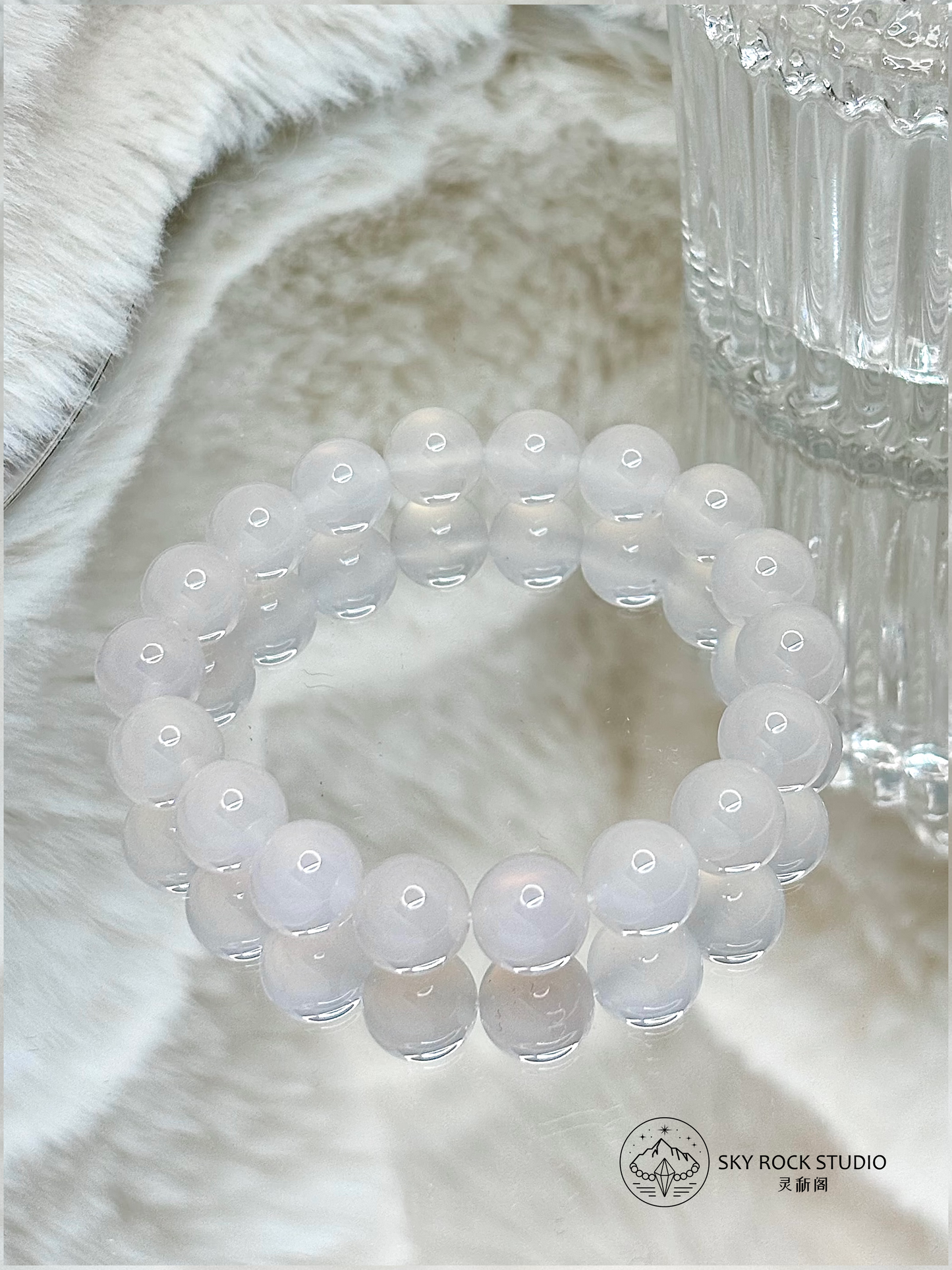 【Calmness】White Agate · 白玛瑙